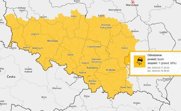 Zima wciąż w natarciu. Ostrzeżenia IMGW dla 9 województw