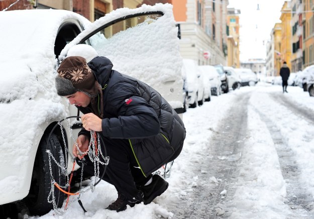 Zima we Włoszech /AFP