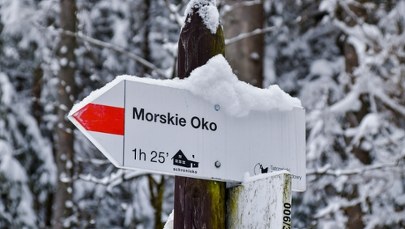 Zima wróciła w Tatry. Nie dojdziemy nad Morskie Oko, szlak zamknięty 