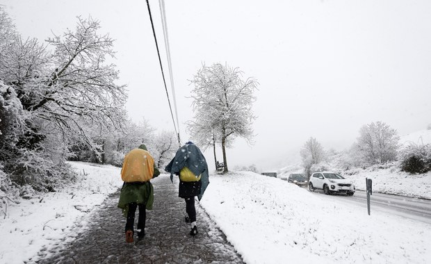 Zima zaskoczyła drogowców w Hiszpanii i Portugalii