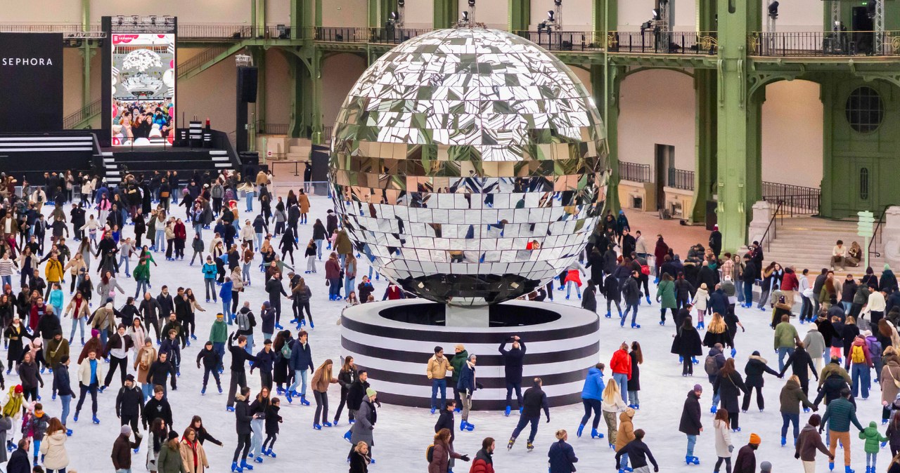 Zimowa atrakcja w Grand Palais /Vincent Isore / Zuma Press / Forum /Agencja FORUM