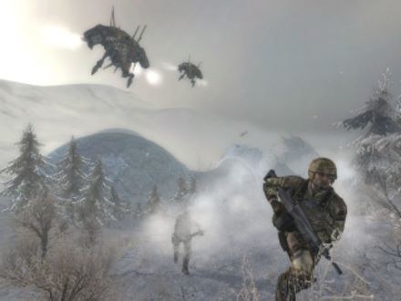 Zimowa sceneria - zupełnie jak w Battlefield 2142 /INTERIA.PL