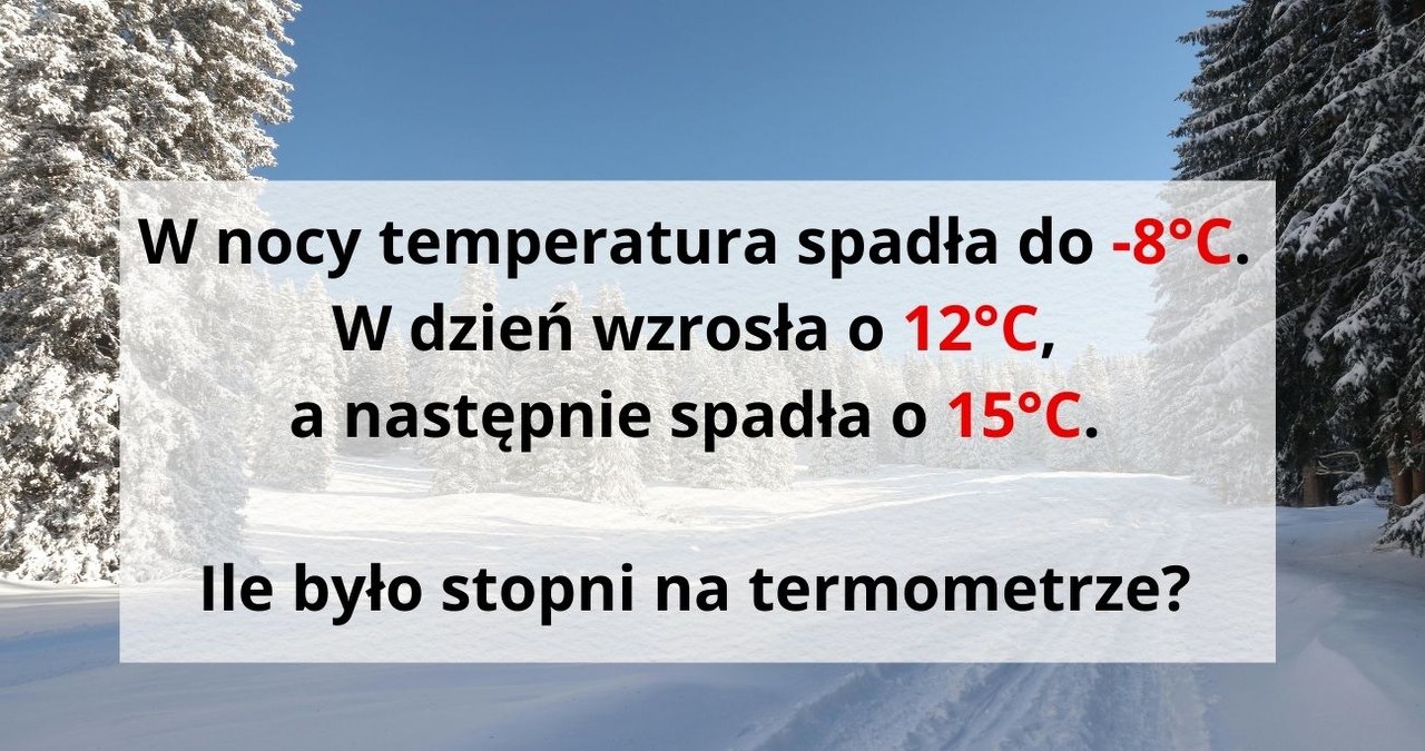 Zimowa zagadka matematyczna na rozgrzewkę /Canva Pro /Canva Pro