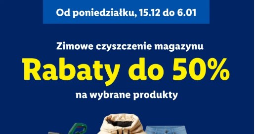 Zimowe czyszczenie magazynu na lidl.pl /Lidl /INTERIA.PL