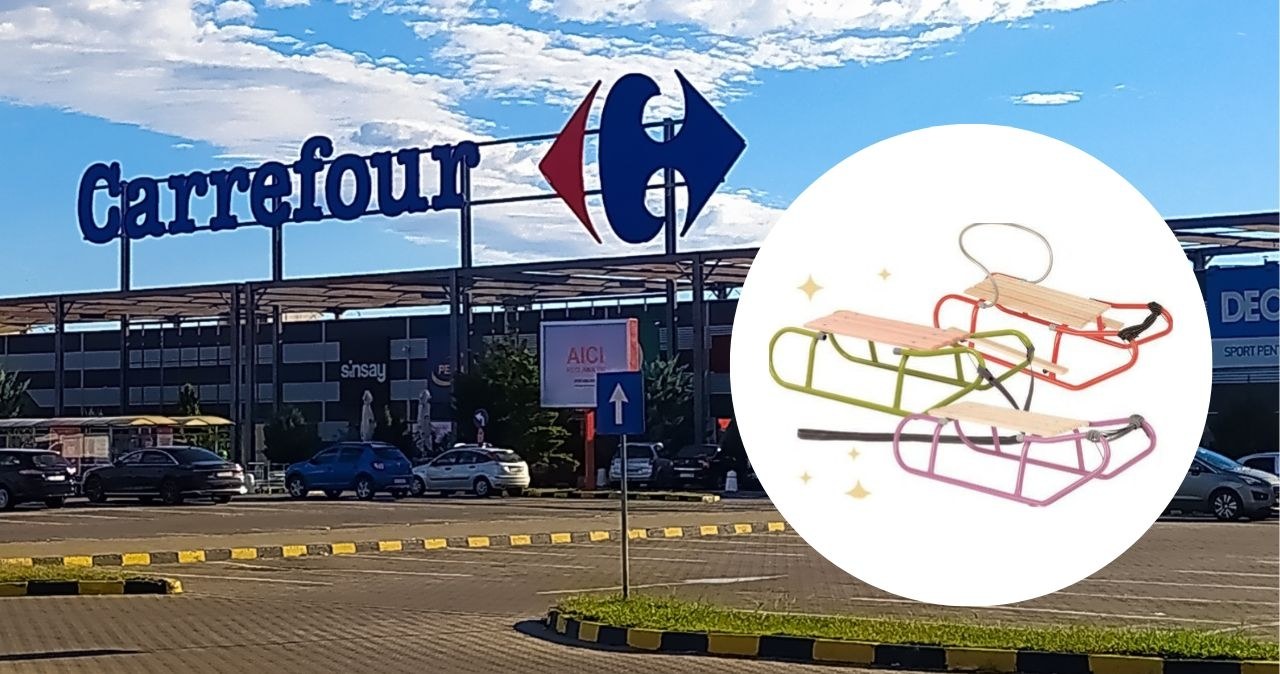 Zimowe szaleństwo w zasięgu ręki – klasyczne sanki taniej w Carrefour! /adobestock/Carrefour /INTERIA.PL