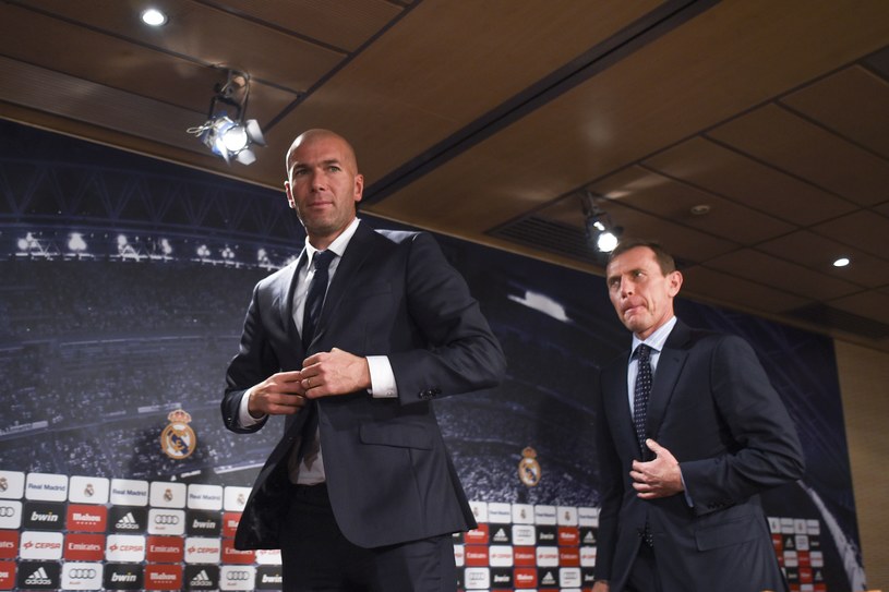 Zinedine Zidane na konferencji prasowej /AFP