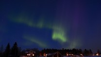 Zjawiskowe niebo nad Szwecją