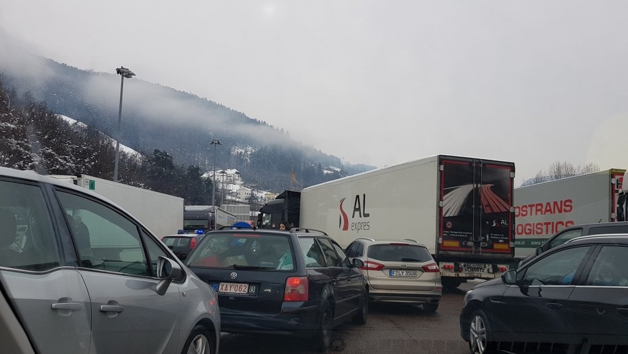 Zjazd z A22 od strony Bolzano /Gorąca Linia RMF FM