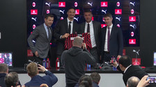 Zlatan Ibrahimović oficjalnie zaprezentowany na konferencji prasowej Milanu. Wideo