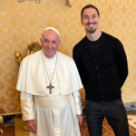 Zlatan Ibrahimovic spotkał się z papieżem Franciszkiem