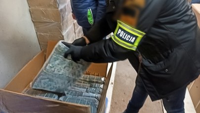 Zlikwidowano magazyn nielegalnych farmaceutyków wartych ok. 10 mln zł
