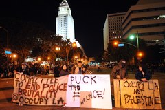Zlikwidowano obóz ruchu "Occupy" w Los Angeles 