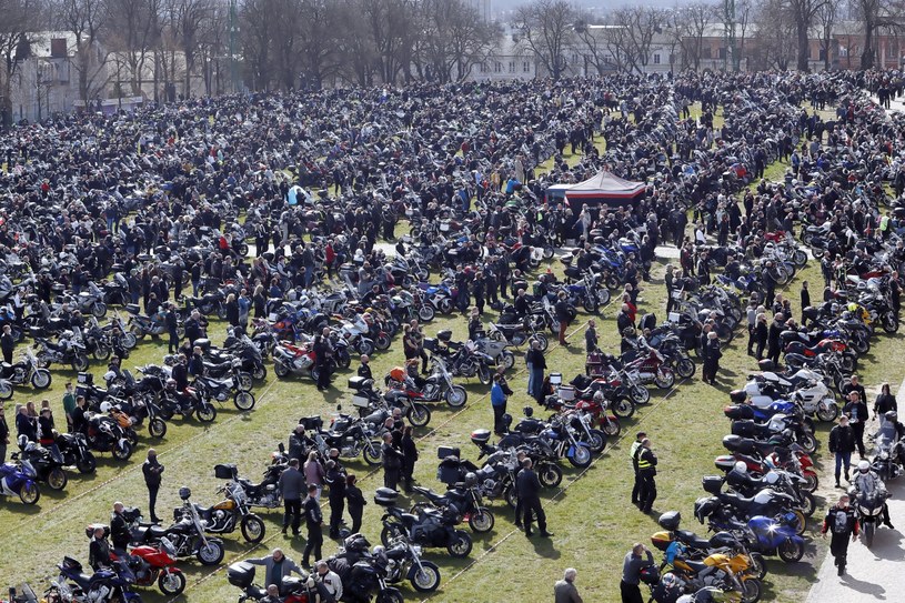 Zlot motocyklistów na Jasnej Górze /Waldemar Deska /PAP