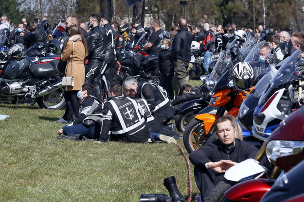 Zlot motocyklistów na Jasnej Górze /Waldemar Deska /PAP