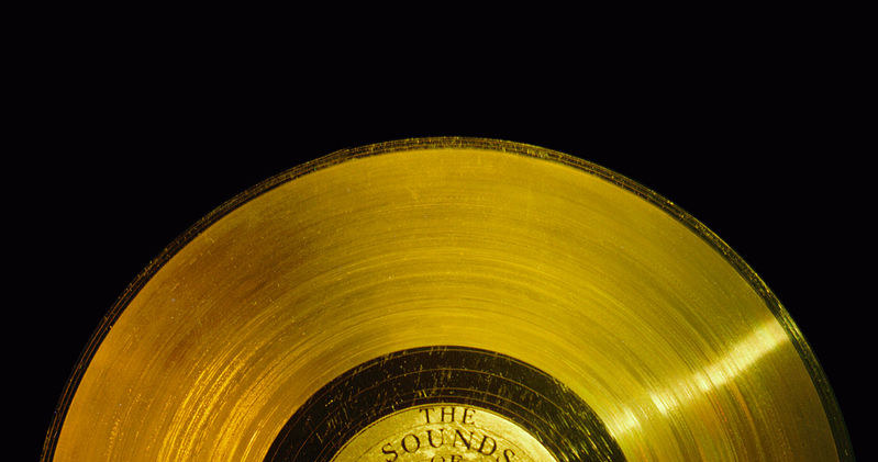 Złota płyta umieszczona na sondzie Voyager /materiały prasowe