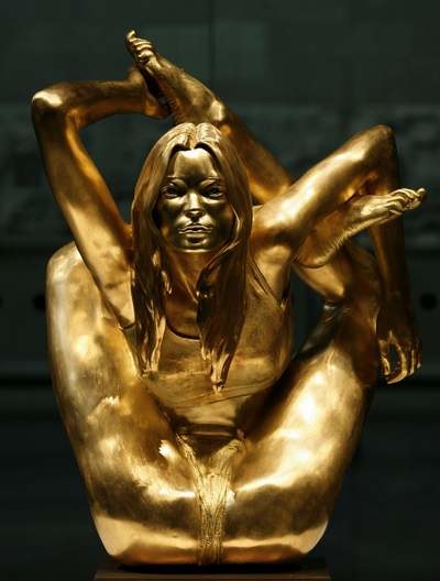 Złota rzeźba Moss &nbsp; /Agencja FORUM