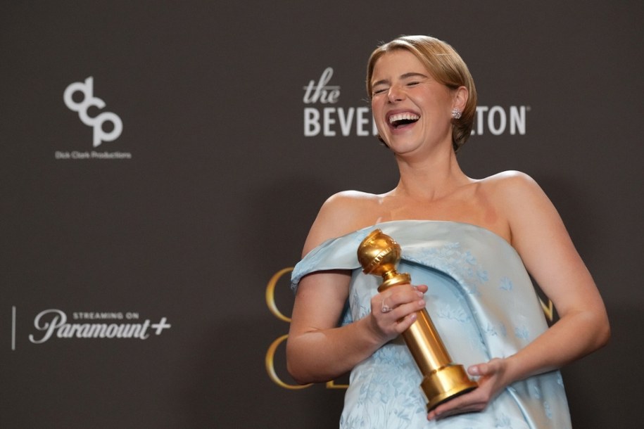 Złote Globy 2026: Jessie Buckley, gwiazda filmu "Hamnet" /Chris Pizzello/Invision/East News /East News