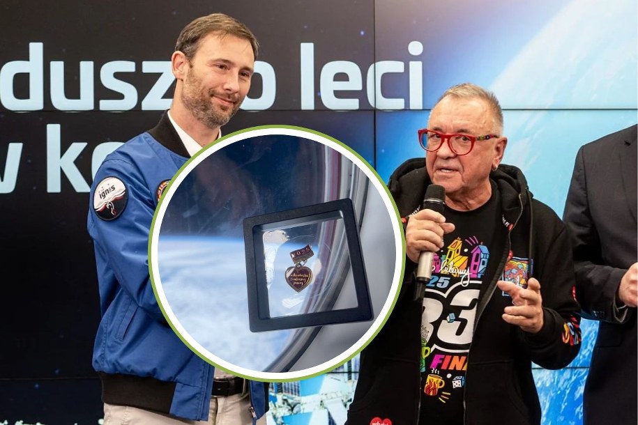 Złote Serduszko WOŚP jest w kosmosie /WOŚP /