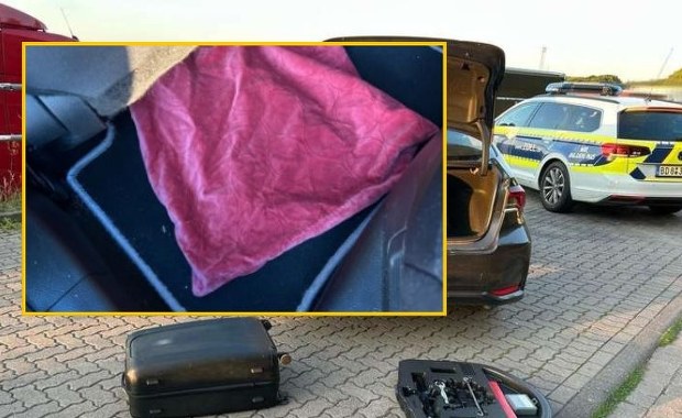 Złote sztabki w różowej poszewce! Polak złapany na gorącym uczynku 