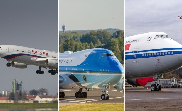 Złote wnętrza i rakietowe pułapki. Czym latają Putin, Trump i Xi Jinping?