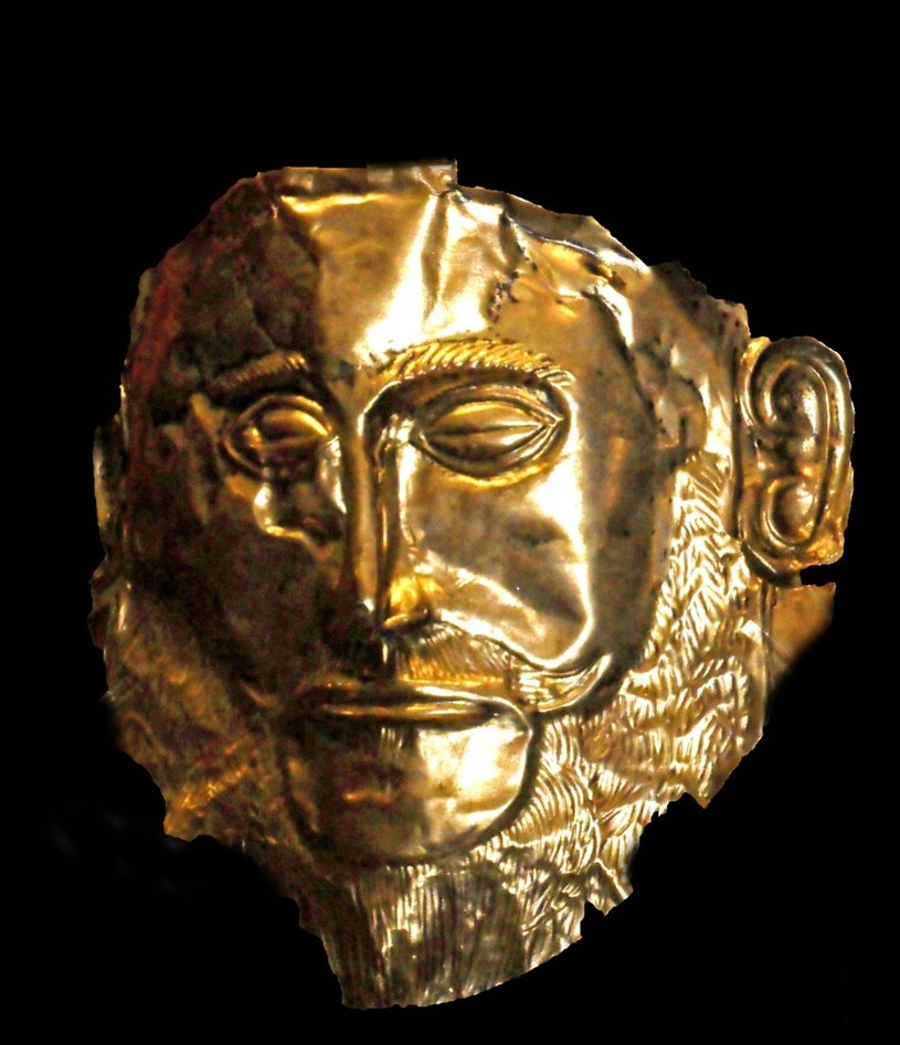 Złoto zawsze było symbolem prestiżu, bogactwa i władzy. Tę maskę sprzed 3,5 tys. lat znalazł Heinrich Schliemann w greckich Mykenach i uznał za wizerunek mitycznego króla Agamemnona /East News