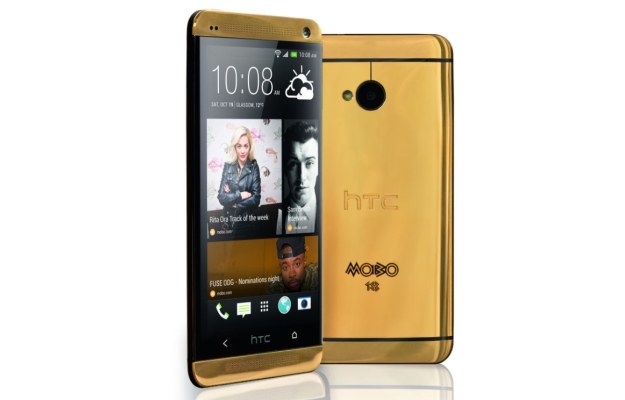 Złoty HTC One /materiały prasowe