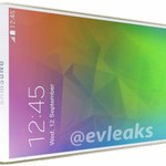 Złoty Samsung Galaxy F na @evleaks