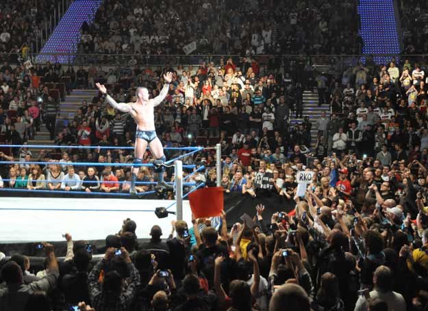 Zmagania sportowców podziwiały tłumy kibiców_fot.© 2011 WWE, Inc. All Rights Reserved /materiały prasowe