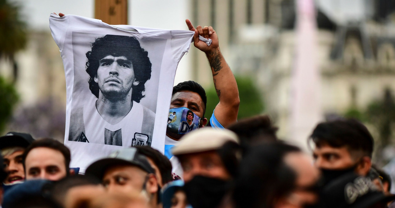 Zmarł wczoraj argentyński piłkarz Diego Maradona /RONALDO SCHEMIDT/AFP /East News