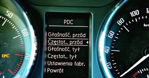 Zmiana dźwięku czujników cofania (Renault, Skoda) /Motor