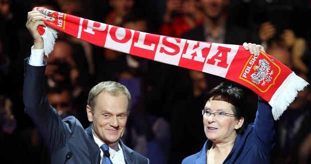 Zmiana warty? Donald Tusk i Ewa Kopacz. Fot. Stanislaw Kowalczuk /East News