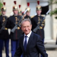W uroczystości zaprzysiężenia Francois Hollande'a w Pałacu Elizejskim wziął udział m.in. mer Paryża, Bertrand Delanoe