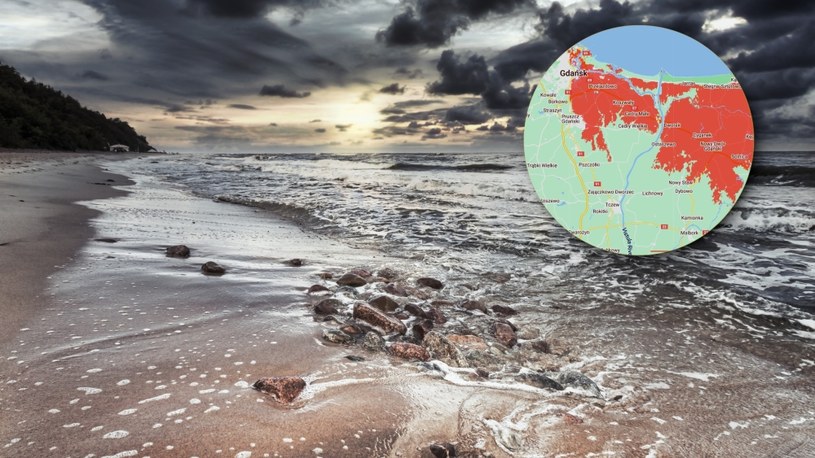 Zmiany klimatu sprawią, że w Bałtyku podniesie się poziom wody. To z kolei oznacza większe ryzyko powodzi dla miast położonych na polskim wybrzeżu i w jego okolicach. Klimatolodzy oceniają, że szczególnie narażone są m.in. Gdańsk i Szczecin /123RF/PICSEL