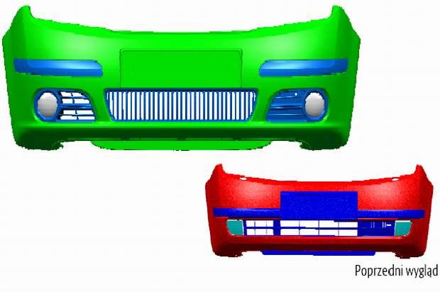 Zmiany kształtu zderzaka / Kliknij /INTERIA.PL