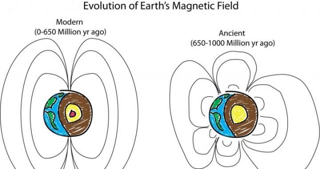 Zmiany pola magnetycznego Ziemi wg. Petera Driscolla /materiały prasowe