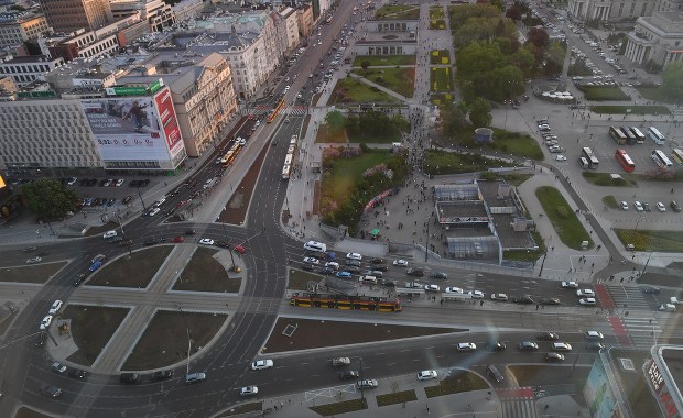 Zmiany w centrum Warszawy. Od dzisiaj inaczej jedzie się ulicą Mysią