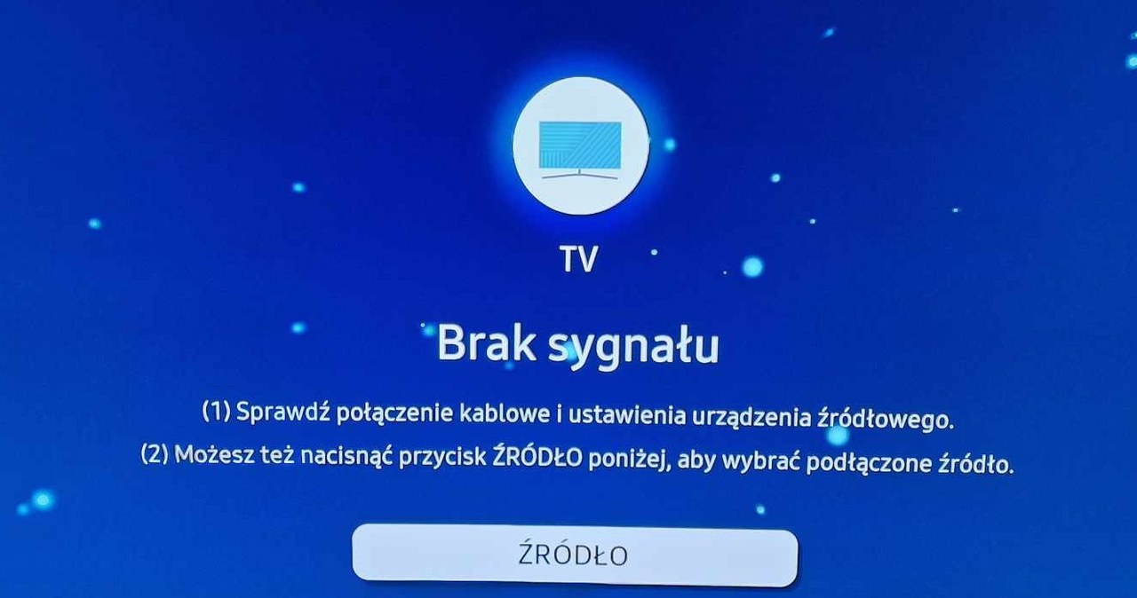 Zmiany w telewizji naziemnej. Zachodnia część Polski ma dziś komunikat "Brak sygnału" na programach TVP. /INTERIA.PL