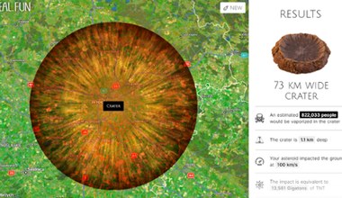 Zmiotłam Wrocław z powierzchni Ziemi. Pomógł Symulator Uderzenia Asteroidy