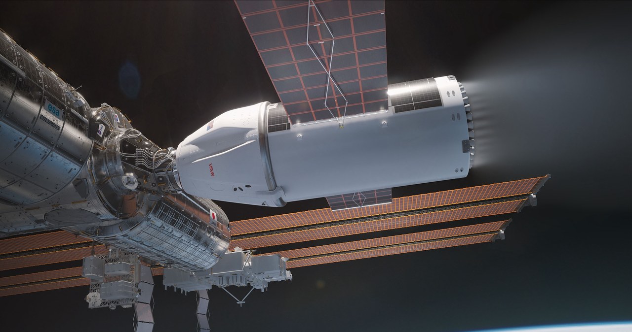 A modified Dragon capsule will allow NASA and SpaceX to deorbit the International Space Station. /SpaceX/Press materials