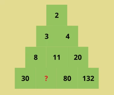Znajdź brakującą liczbę. Tylko najbardziej inteligentne osoby zrobią to w 30 sekund