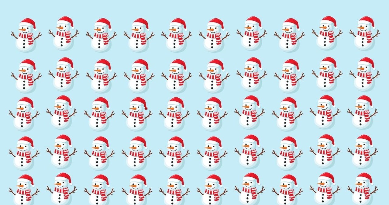 Znajdziesz bałwana innego niż wszystkie? /Canva Pro /Canva Pro