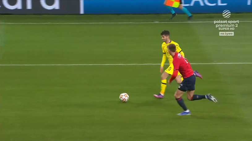 Znakomity gol Christiana Pulisica w meczu Lille – Chelsea. WIDEO (Polsat Sport)