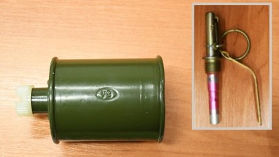 Znalazła granat w garażu byłego męża i przyniosła go na komisariat