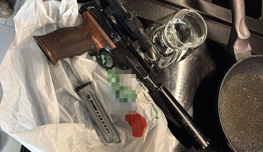 Znaleziono także broń /Lubelska Policja /