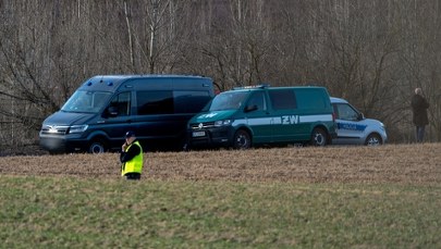 Znalezisko niedaleko Wyryk. To mogą być szczątki rakiety do zwalczania dronów