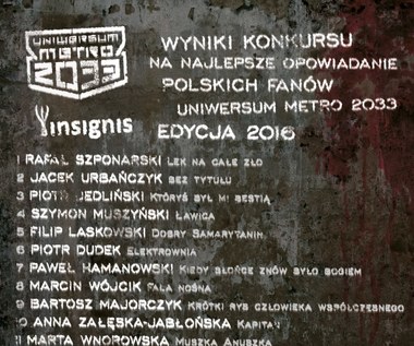 Znamy zwycięzców IV edycji konkursu na najlepsze fanowskie opowiadanie w klimacie Uniwersum Metro 20