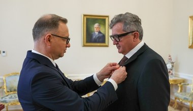 Znany bankowiec z odznaczeniem od Dudy. "Za wybitne zasługi"