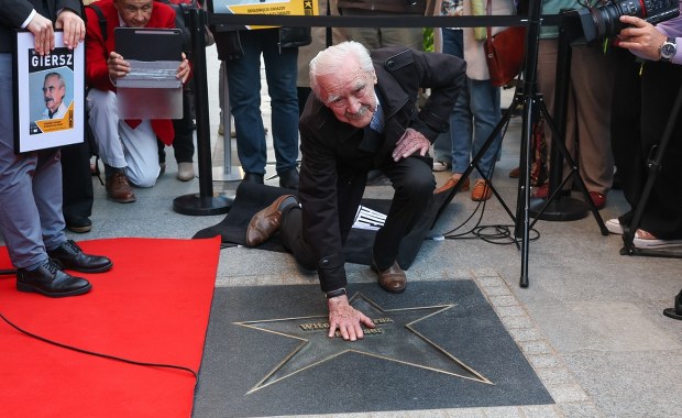 Znany reżyser odsłonił swoją gwiazdę przy ul. Piotrkowskiej