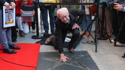 Znany reżyser odsłonił swoją gwiazdę przy ul. Piotrkowskiej