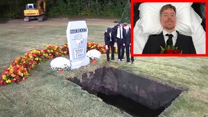 Znany youtuber pochowany żywcem. Pobił rekord leżąc w trumnie